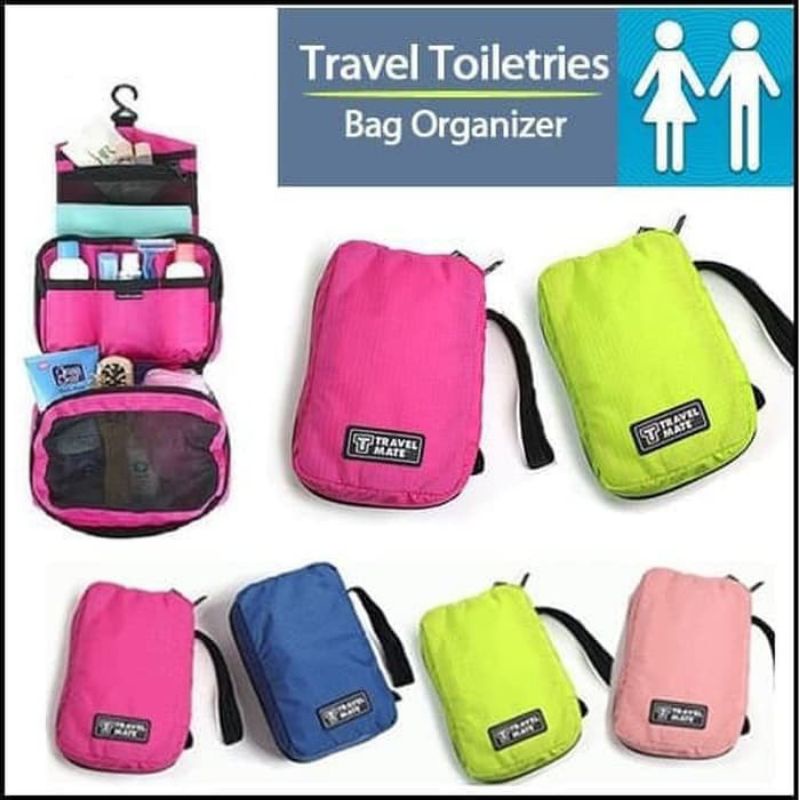 Tas Travel Kit Tas Kosmetik Mandi Tas Pouch Organizer Toiletries Pouch Travel