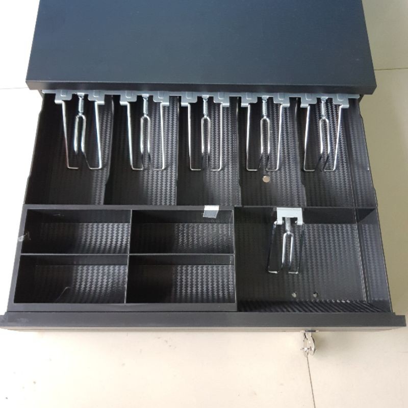 CASH DRAWER LACI UANG LACI KASIR 5 SLOT 42x40CM RJ11 KUNCI