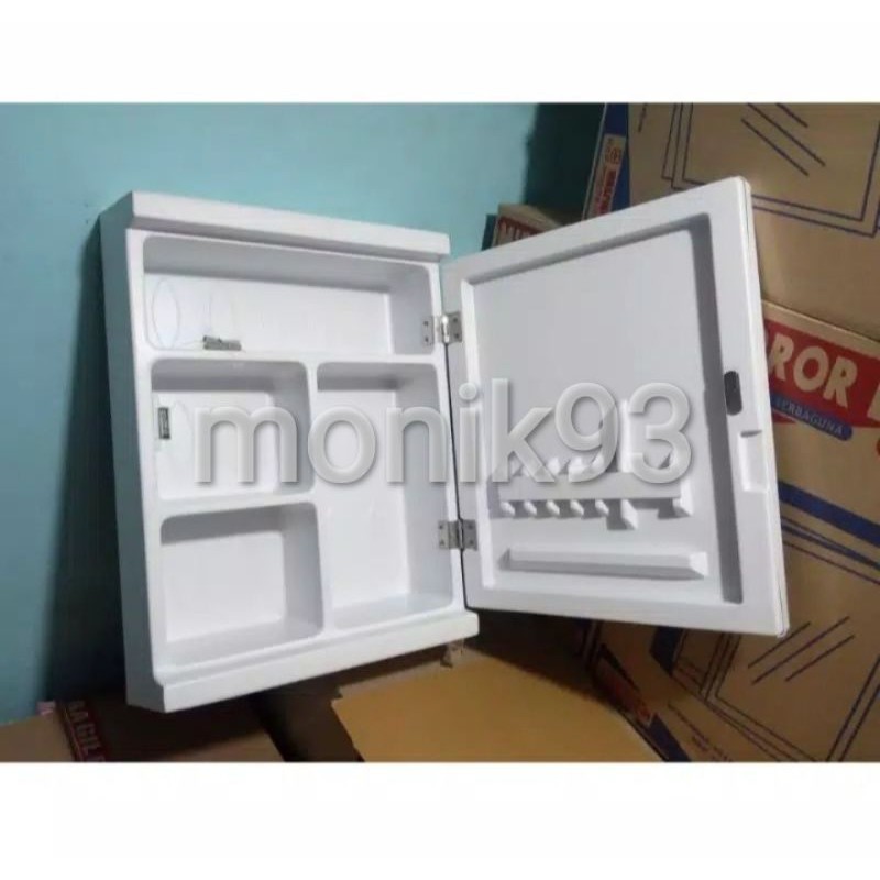 miror box cabinet rak cermin kamar mandi mk2 khusus putih