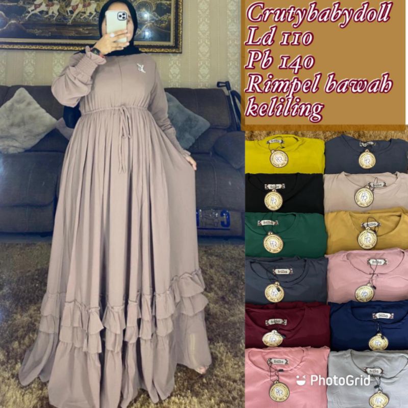 Gamis frilla 027 by frilla collection