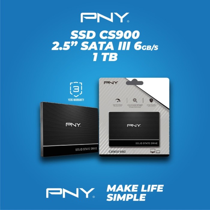 PNY CS900 SSD 1TB 2.5&quot; SATA III 6Gb/s