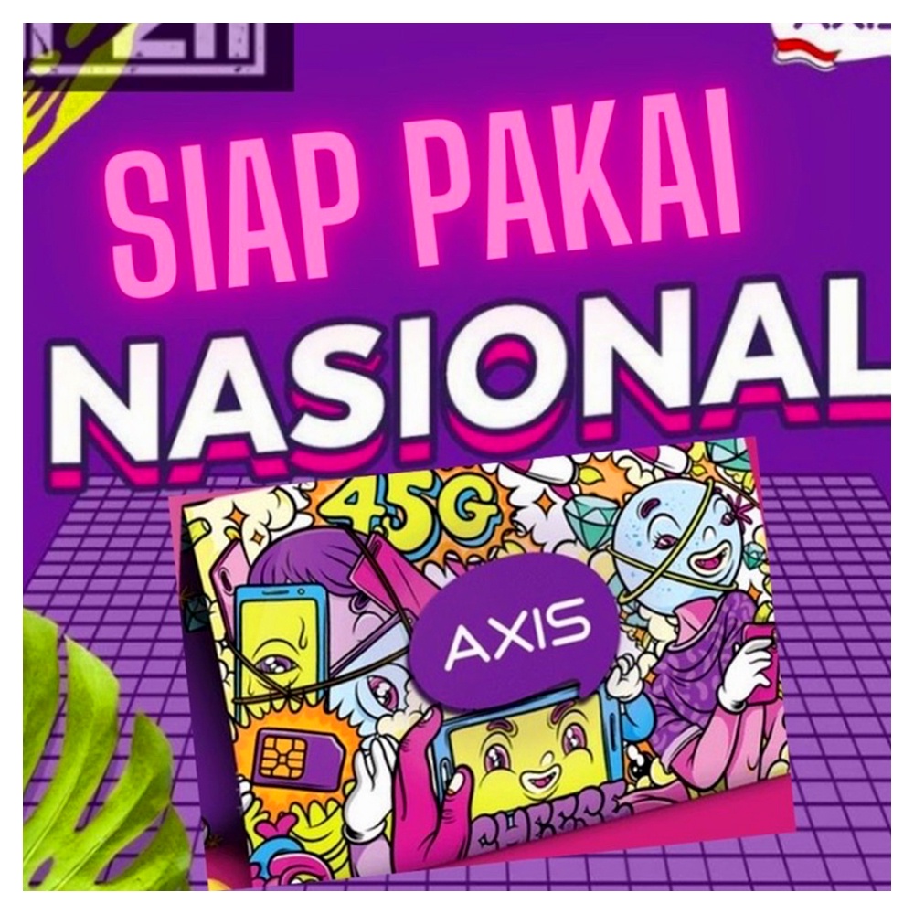 Perdana Axis no Acak sudah registrasi siap pakai masa aktif panjang