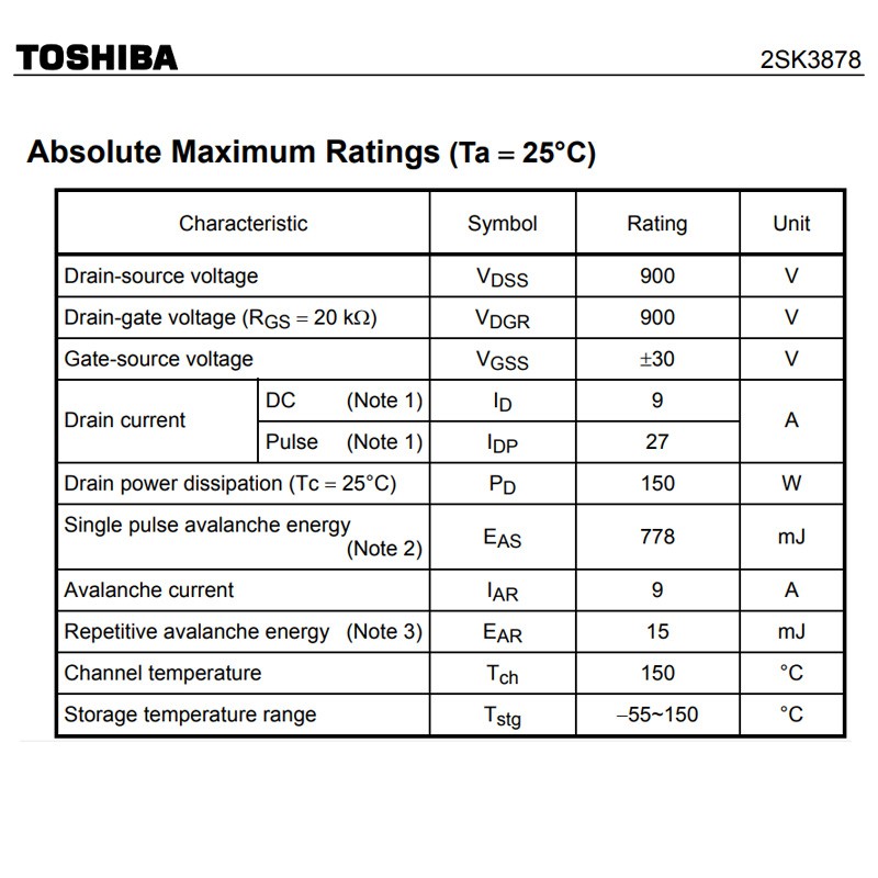 TRANSISTOR MOSPEC K3878 TOSHIBA TR K 3878 TRANSISTOR 2SK3878 2SK 3878 UNTUK MESIN LAS