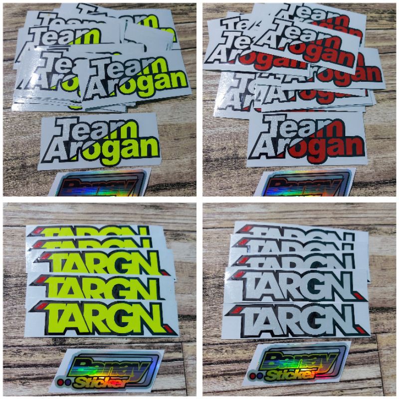 STICKER TARGN TEAM ARAGON CUTTING
