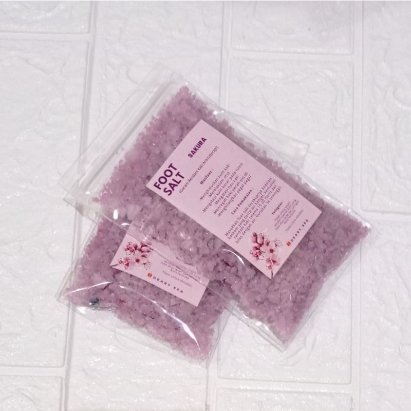 Garam Mandi Aromaterapi SAKURA | Bath Salt | Foot Salt | Garam Mandi | Garam Spa | Garam Rendam Kaki
