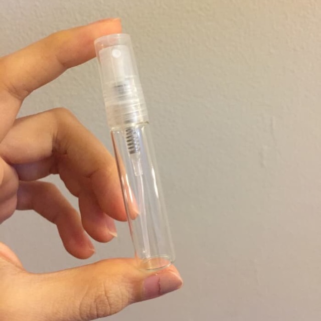 Botol spray pen kaca bening ukuran 5ml untuk parfum essential oil minyak atsiri IMPORT murah