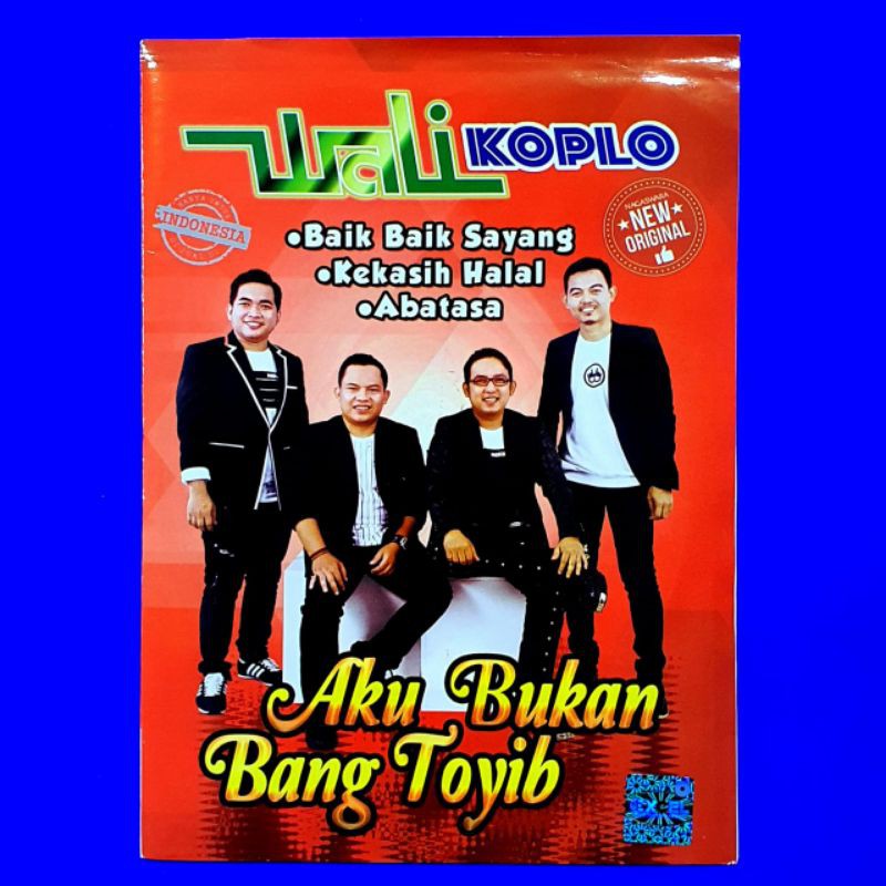 VCD Original Musik Karoake Kumpulan Lagu Band WALI