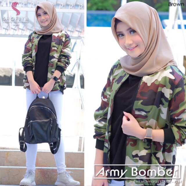 ARMY BOMBER JAKET ARMY BOMBER FENDI JAKET FENDI JAKET ORISHOFIYA ORI SHOFIYA JAKET SALUR JAKET