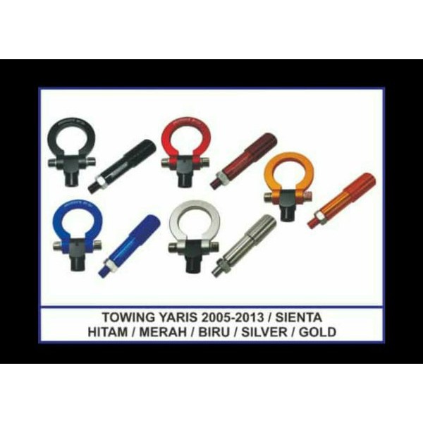 towing hook yaris sienta towing depan mobil yaris sienta towing mobil anting