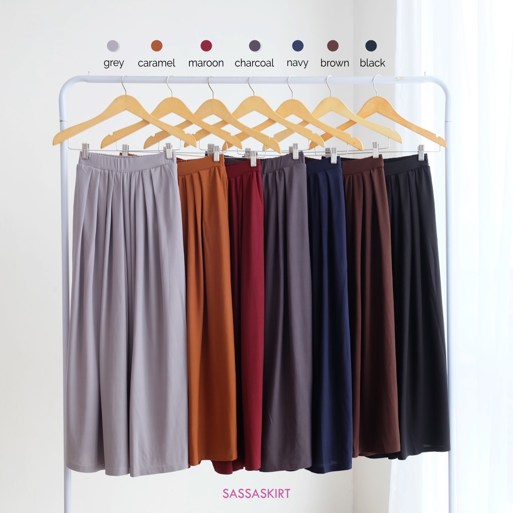 Kulot Panjang Louisa Pant Premium (Cullote Kulot) Fit to S-XL-5