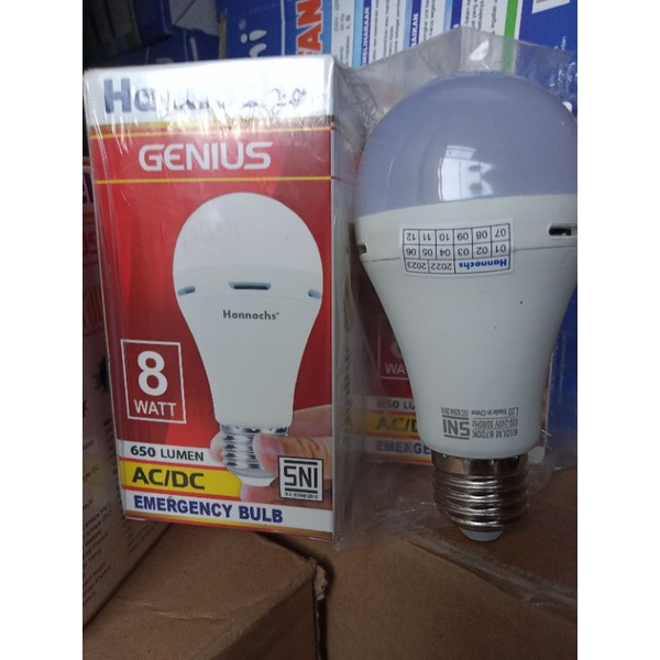 lampu LED AC/DC Lampu emergency merk hanoch