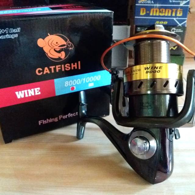 STICK PANCING TERBARU Reel Catfish WINE 8000  12 1BB  KHUSUS MANCING DILAUT Buat pemancing