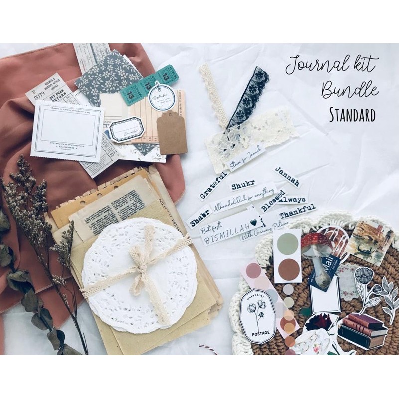 

Journaling Kits Bundle Vintage STANDARD by Ummacimi.Artworks
