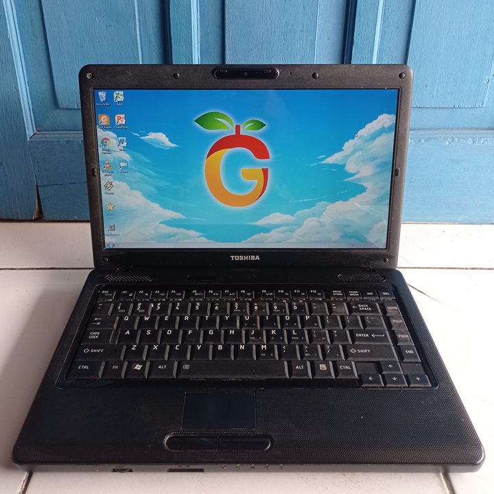 Toshiba Satalite L510 Hitam 14 inch Intel Pentium Dual Core T4500 RAM 2GB HDD 500GB Windows 7