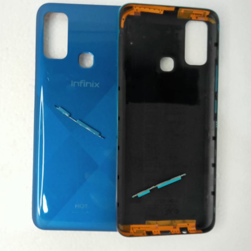 Backdoor Back Casing Back Cover Tutupan Baterai Belakang Infinix Hot 9 Play X680