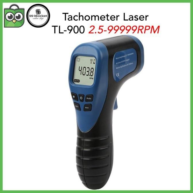 Tachometer Laser TL-900 Digital Non-Contact 99999RPM Tacho RPM Meter