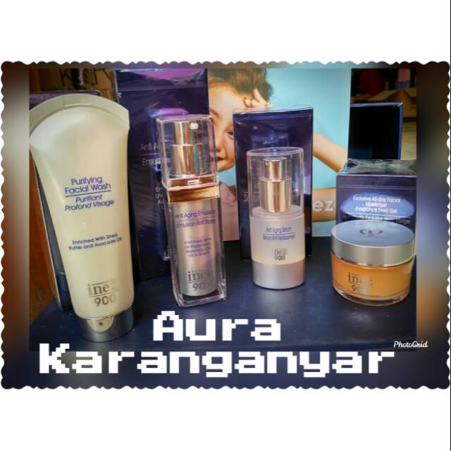 ❤️GROSIR❤️ INEZ Paket Anti Aging 900 (4 in 1)+Free Gift Cantik