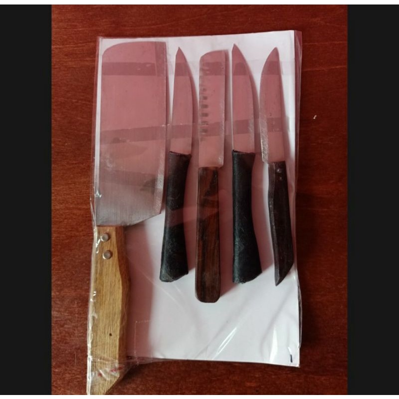 Pisau Set Dapur/ Pisau Set Serbaguna/ Pisau Dapur/ Pisau Sayur/ Pisau Set/ Pisau Dapur Paket Hemat