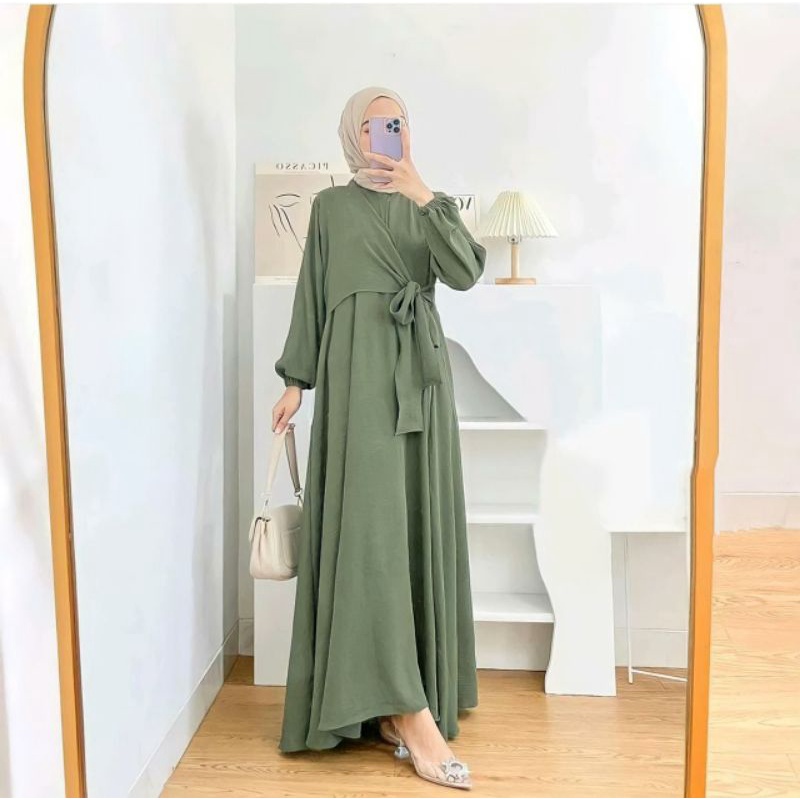 ZASKIA DRESS CRINCLE AIRFLOW