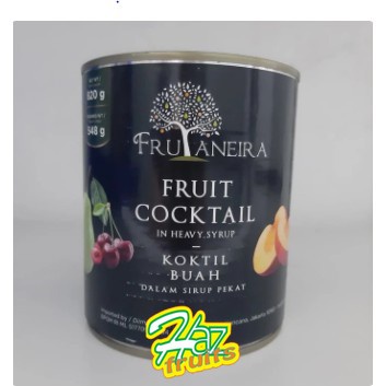 

FRUIT COCKTAIL KALENG/KOKTAIL BUAH FRUTANEIRA 820 Gram