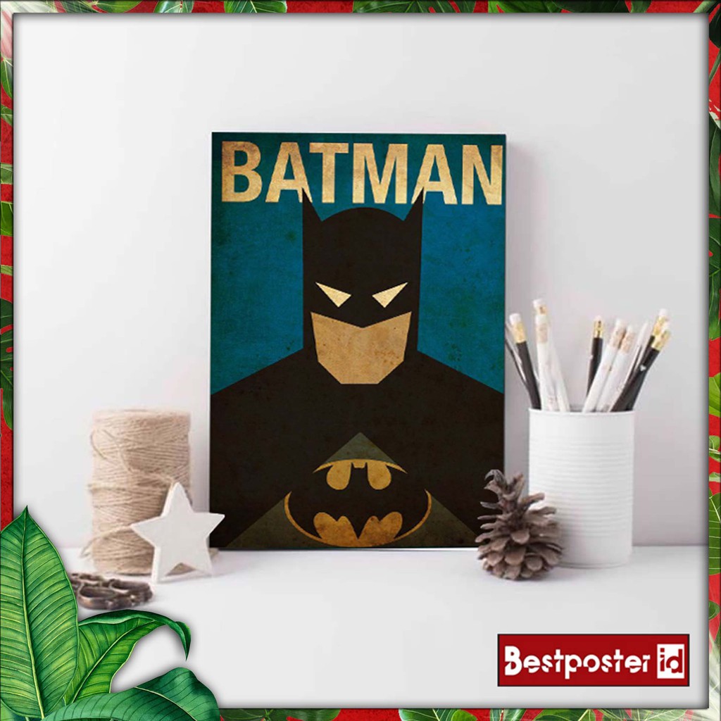 Poster BATMAN Frame Kayu FILM 012