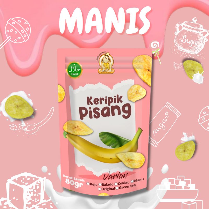 

Keripik Pisang Rasa Manis Gurih