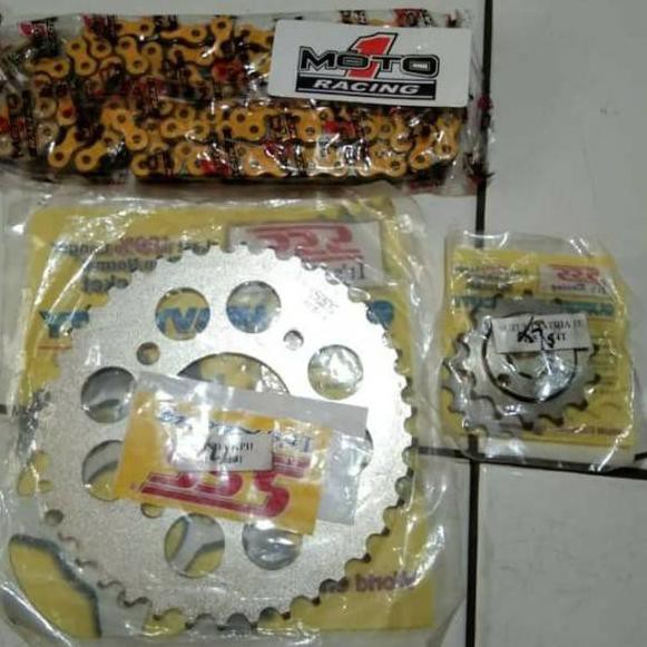 GP7 Paket gir gear SSS motor satria fu 15 +rantai moto 1 racing  □