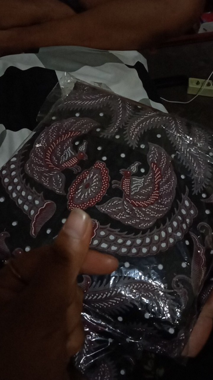 Danabrata Batik Hrb026 Kenongo Hem Pendek Padi Pekalongan M L Xl Batik Pria Murah