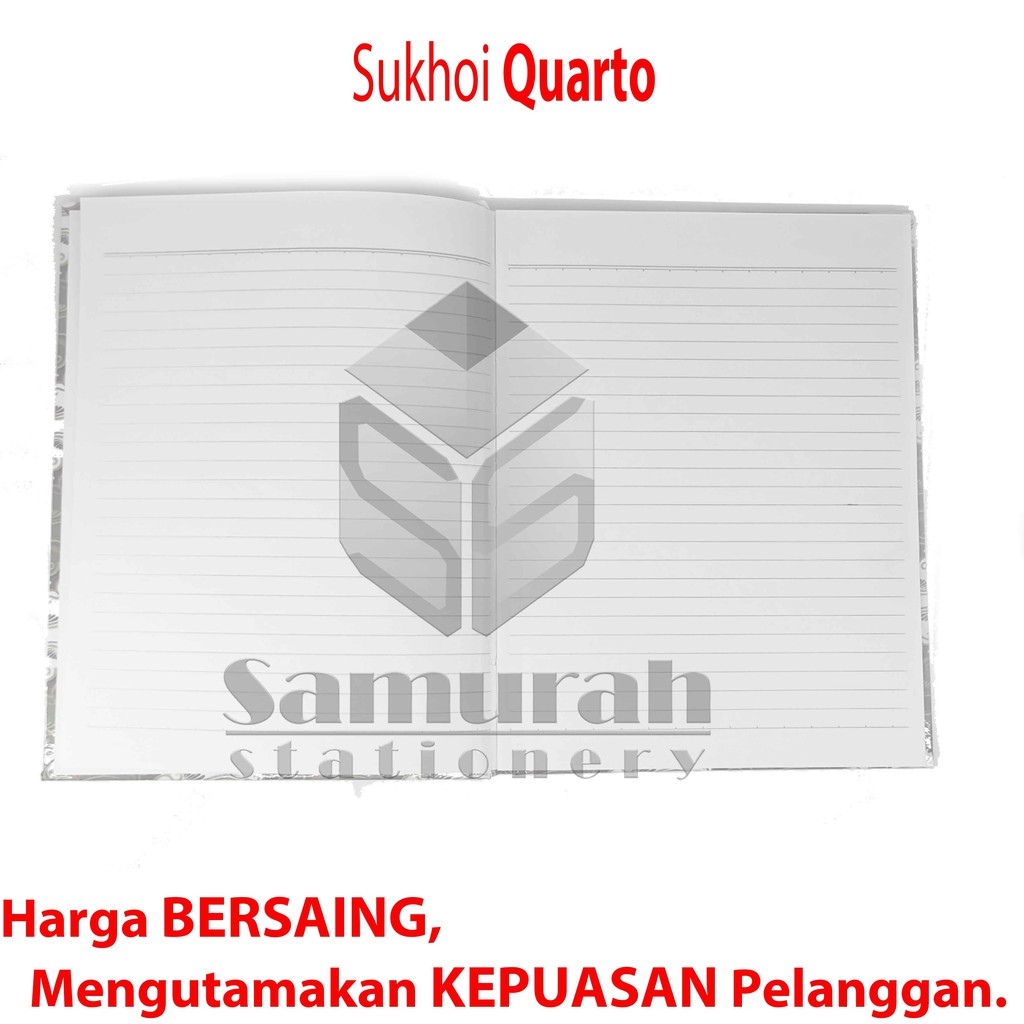 Buku Hard Cover Sukhoi Quarto isi 100 lembar / Ukuran Kuarto / Buku Akutansi Laporan Kwarto A5-5
