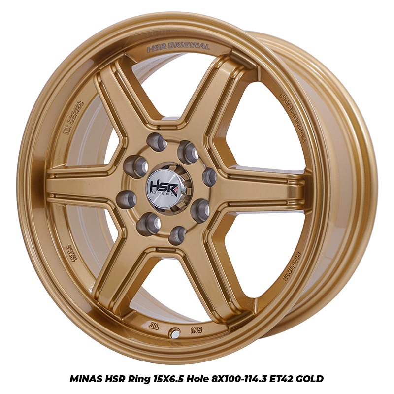 Jual Velg Mobil R15 HSR MINAS Ring 15 Pelek Racing Brio Calya Sigra 