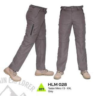  Celana  Gunung Tactical  Panjang Pria Abu  abu  Taslan S M L 