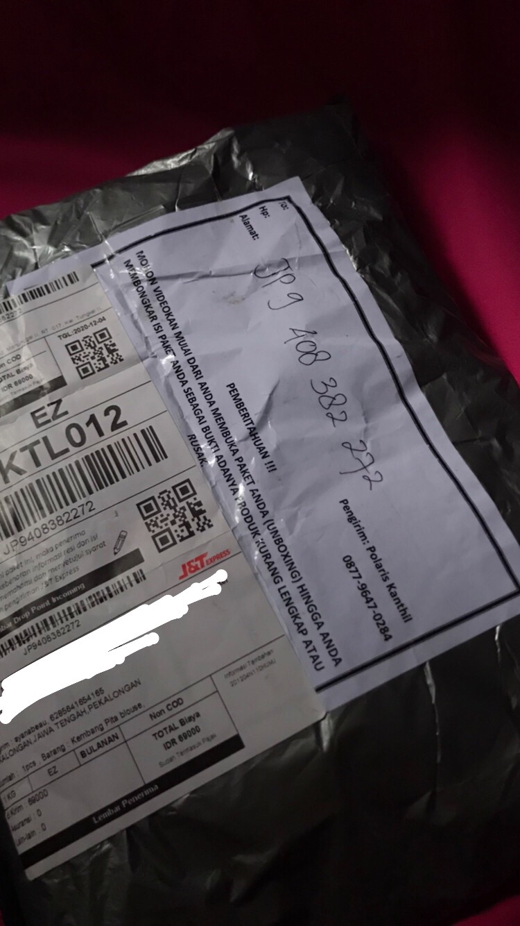 Atasan Batik Wanita Kembang Pita Blouse