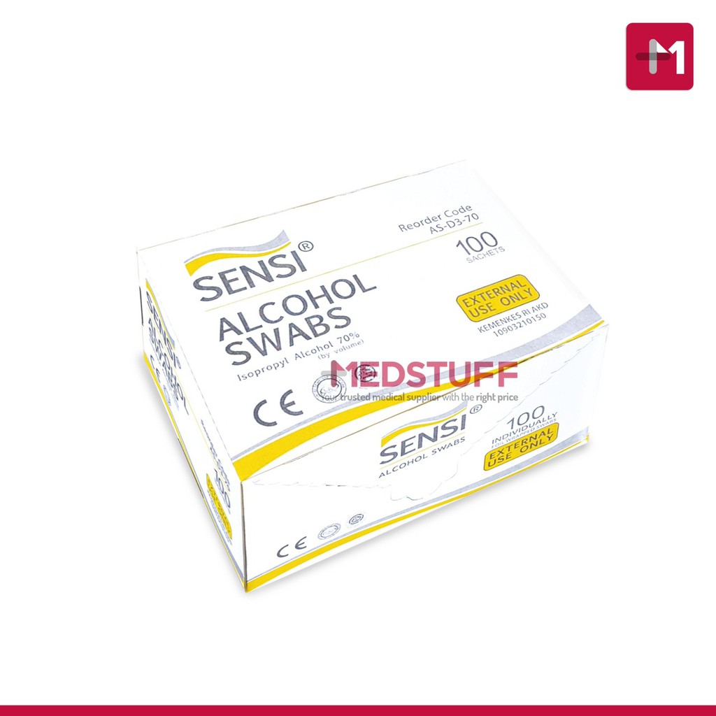 Alkohol Swab Sensi isi 100pcs
