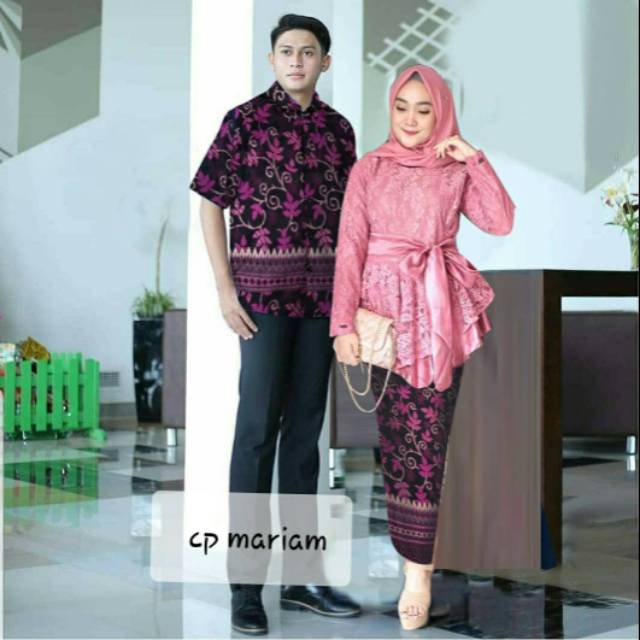 25+ Inspirasi Keren Baju Couple Kondangan Couple Kebaya