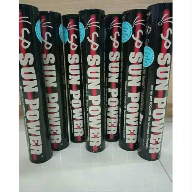 Shuttlecock Bola Bulu tangkis Badminton Sun Power Original