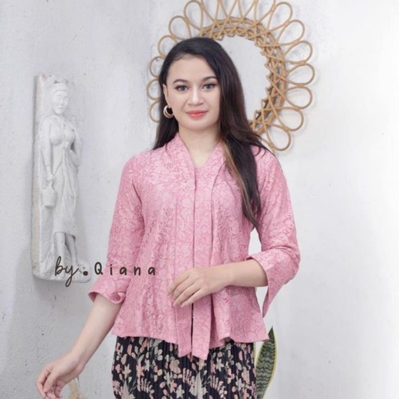 Melia kebaya - Atasan Kebaya Brokat Jumbo / Atasan Kebaya Floy / Kebaya Wisuda