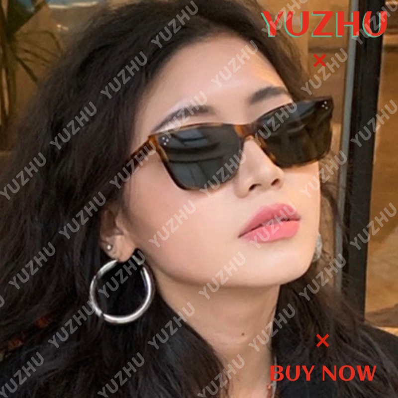 （YUZHU）COD Gaya Busana Korea Kacamata Hitam Wanita Retro Cat Eye Sunglasses untuk Wanita Shades