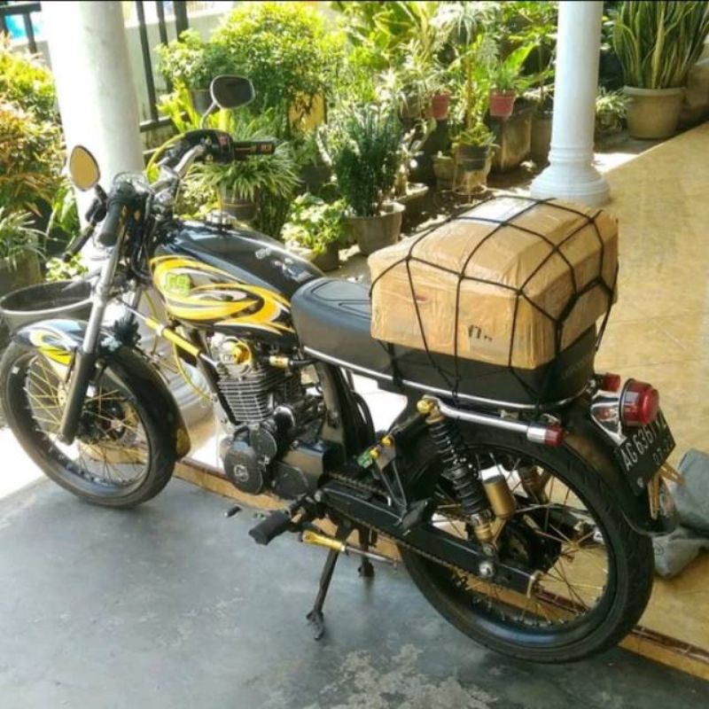 COD || Cargo fleksibel net Jaring jok Jas hujan helm dan barang strech