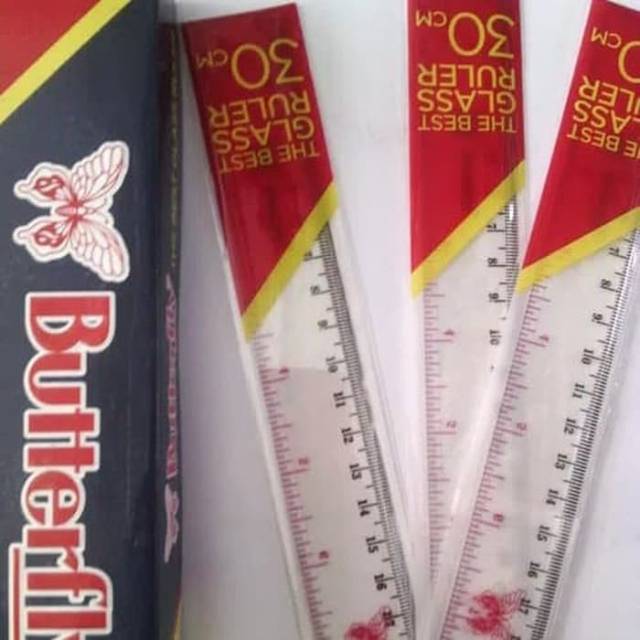 

UKRION-Penggaris plastik 30 cm 1 pcs