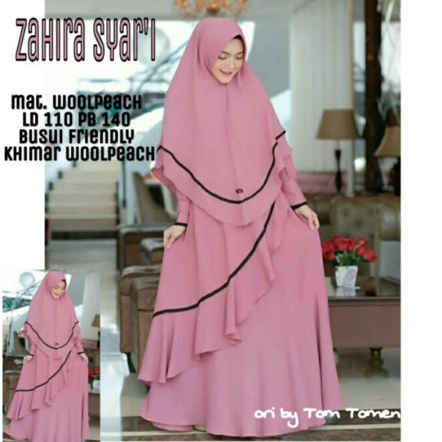 Zahira Dress Syar'i Set // Tom-Tomen Ori