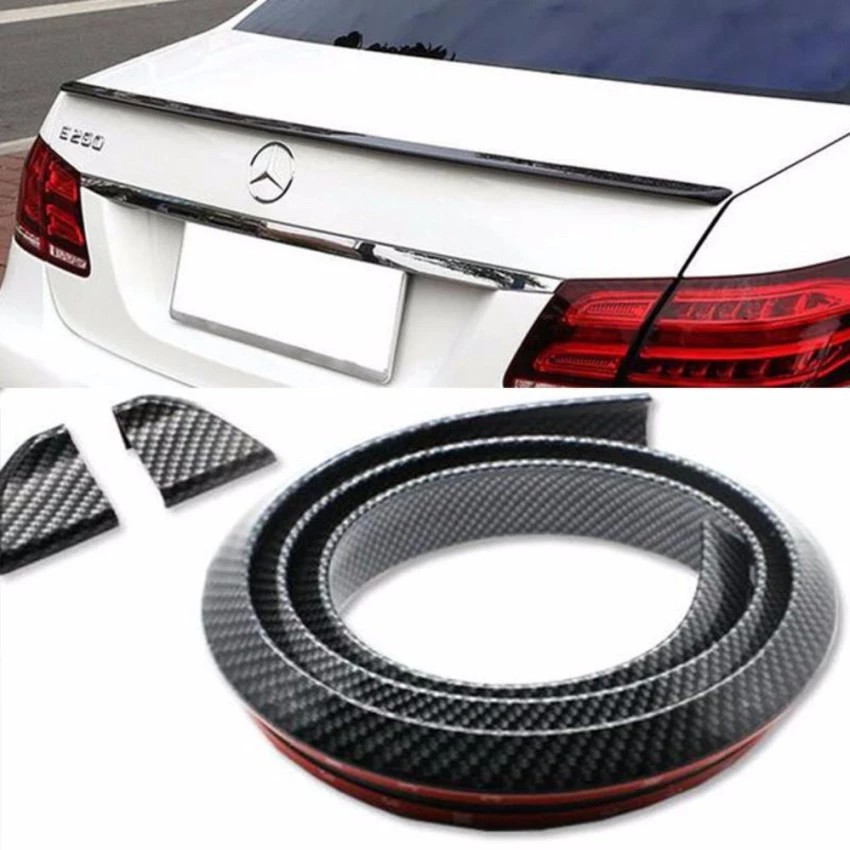 Sandrella Aksesoris Mobil Sedan Ducktail Carbon 3D Universal Untuk Semua Mobil