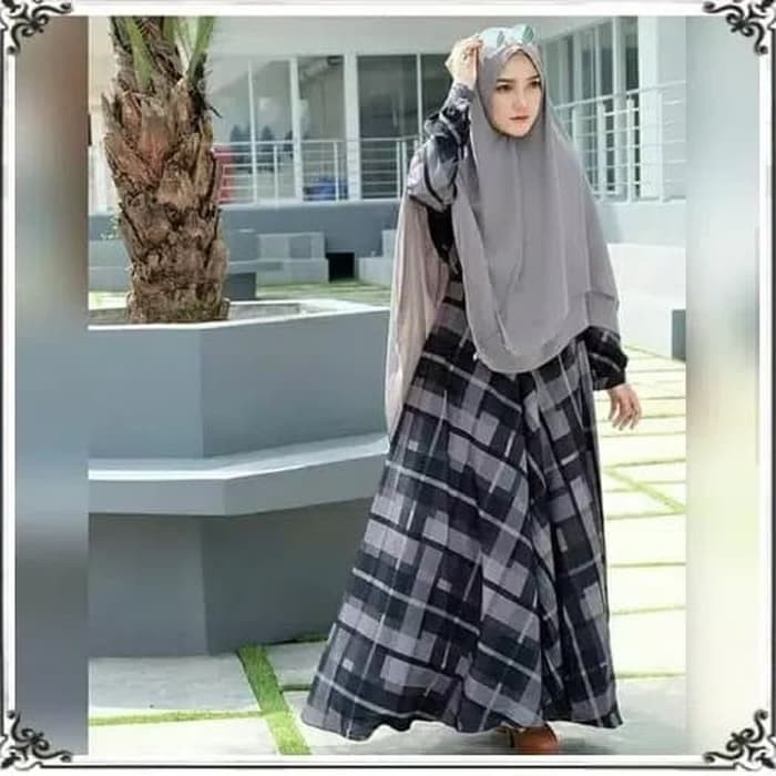 Baju Gamis/Gamis Syari/Gamis Katun Jepang/Gamis Kajep Ori/Rose Hitam Diskon