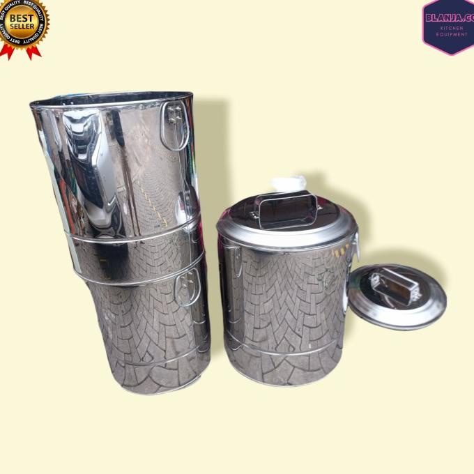 

Steamer Stainless Jumbo | Tong Nasi Besar| Kukusan Nasi | Dandang Nasi Arwsuhana