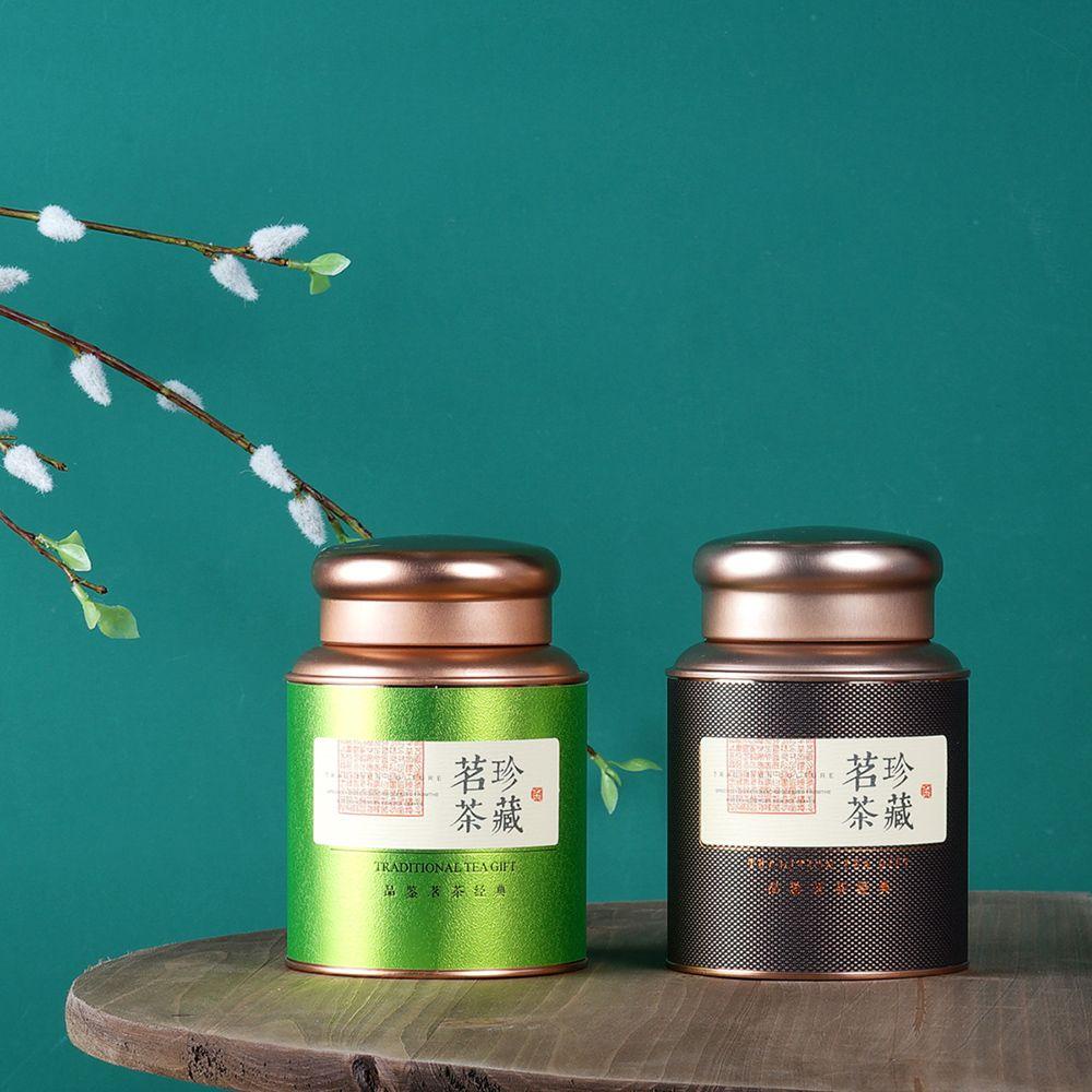 Nickolas1 Tea Can Sealed Round Candy Home Party Organizer Kaleng Toples Penyimpanan Teh Kopi