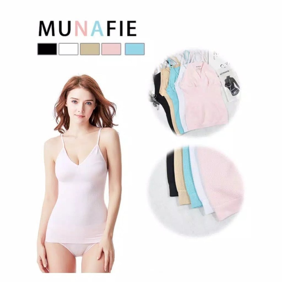 (COD) KORSET MUNAFIE Camisole, Camisole Tanktop, Baju Pelangsing