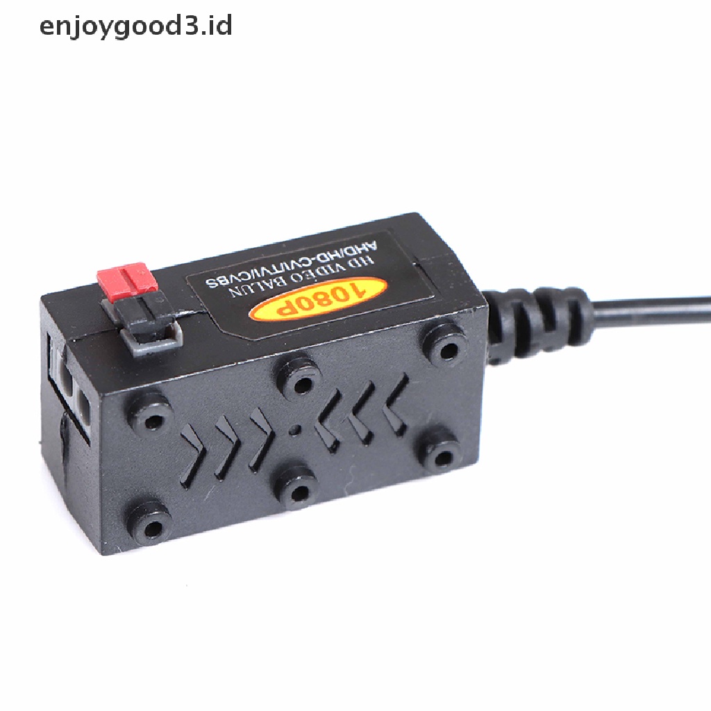 (Id) 2pcs Transmitter Cctv Pasif Video Balun 1080p Ahd / Cvi / Tvi / Cvbs