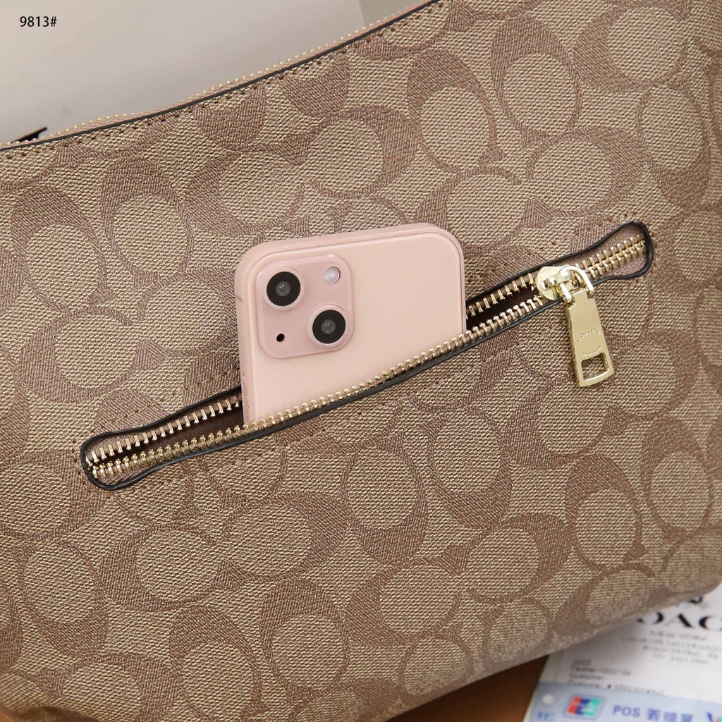 Skylar Hobo in Signature Canvas 9813