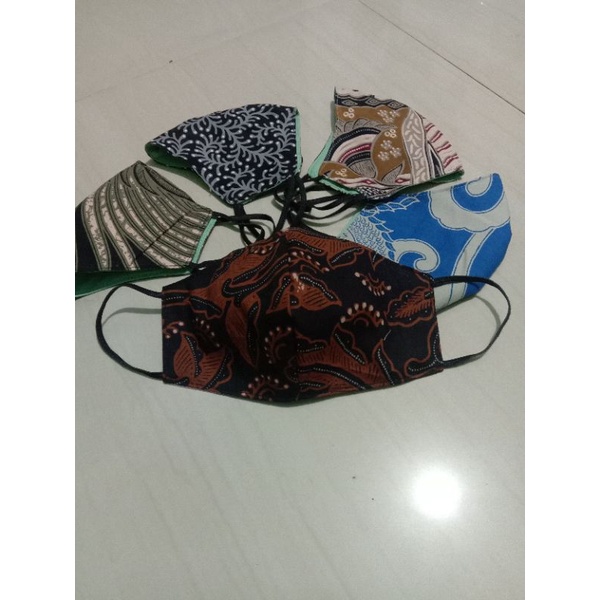 Masker batik 2 lapis