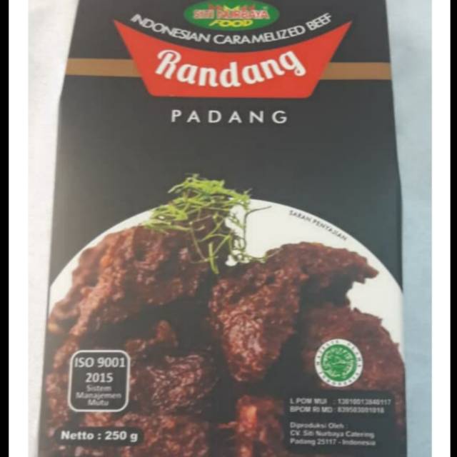 

RENDANG DAGING SAPI (SITI NURBAYA) 250gram