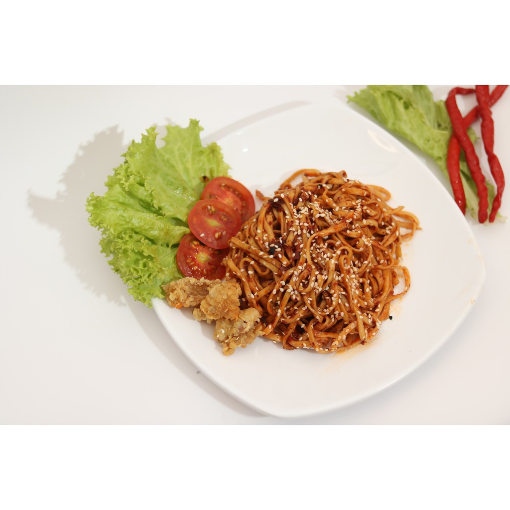 

mie geprek kulit crispy / mie pedas khas garut / mie seuhah